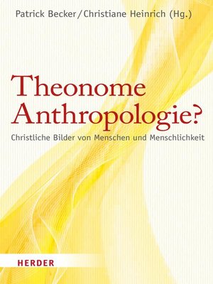 cover image of Theonome Anthropologie?